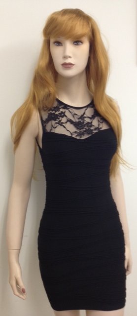 Lace Top Mini Dress Black Lace+Top+Mini+Dress+Black
