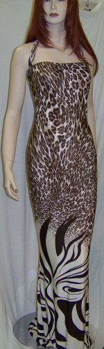 DSLV-Animal Print Gown - More Details