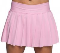 Pink Lycra Pleated Skirt
