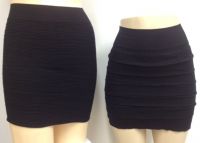 Two Pack Black Mini Skirts