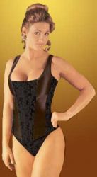Strapped Lace Back Corset