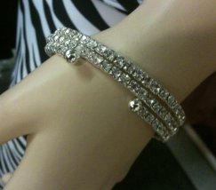 Adjustable+Rhinestone+Bracelet