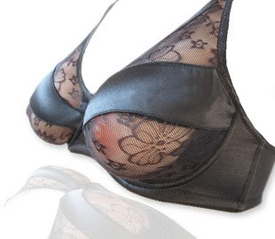 Lace+And+Satin+Bra+For+Silicone+Breast+Forms