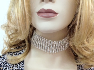 10+Row+Rhinestone+Choker