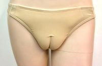 Camel Toe Gaff Panty Nude Lycra