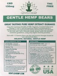 Relaxing Gentle Hemp Bears 15 Count