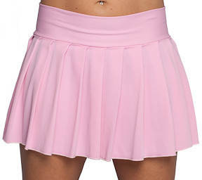 Pink Lycra Pleated Skirt Pink+Lycra+Pleated+Skirt