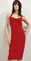 Retro Cut Pin Up Polka Dot Dress